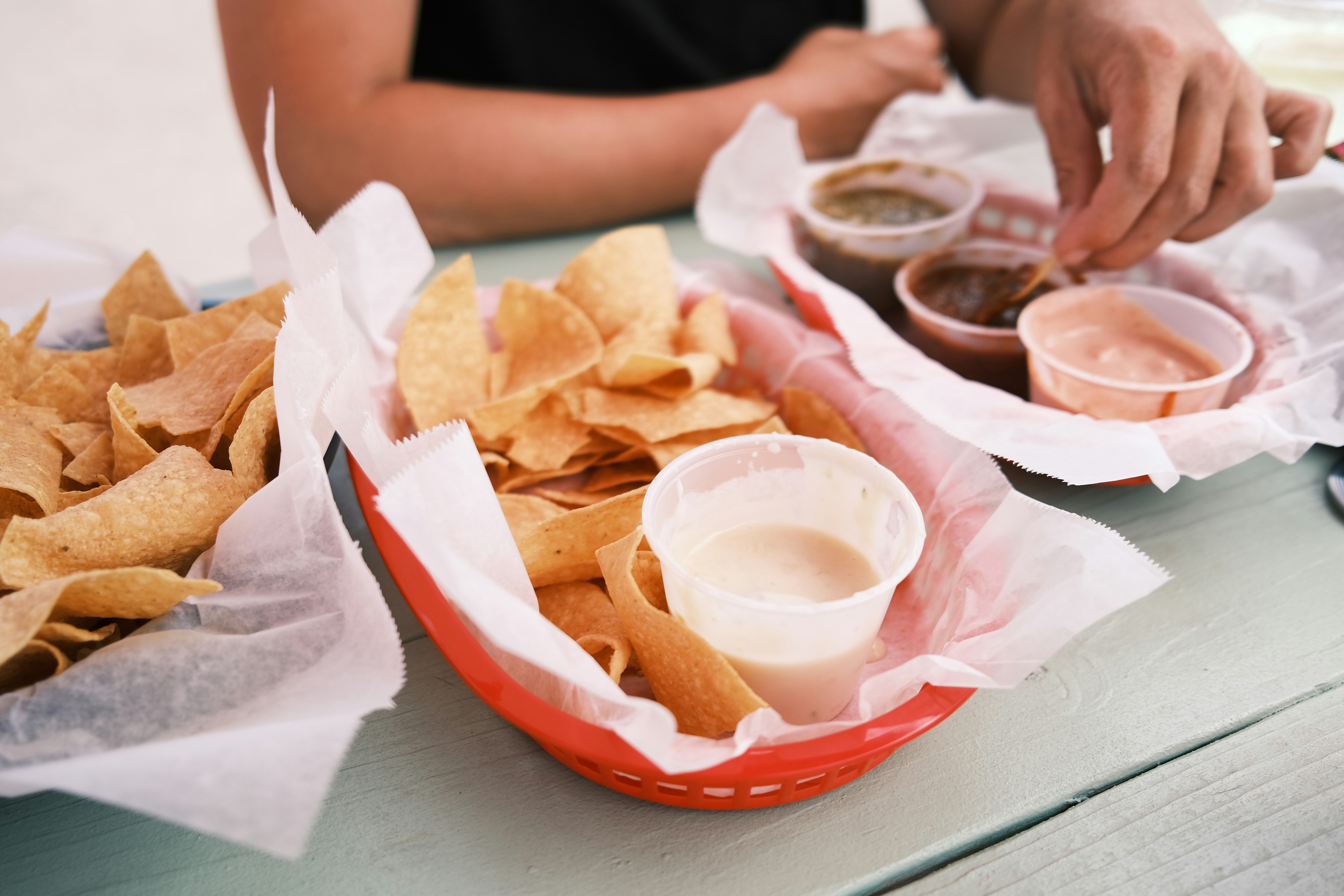 Menu item number four - chips and salsa