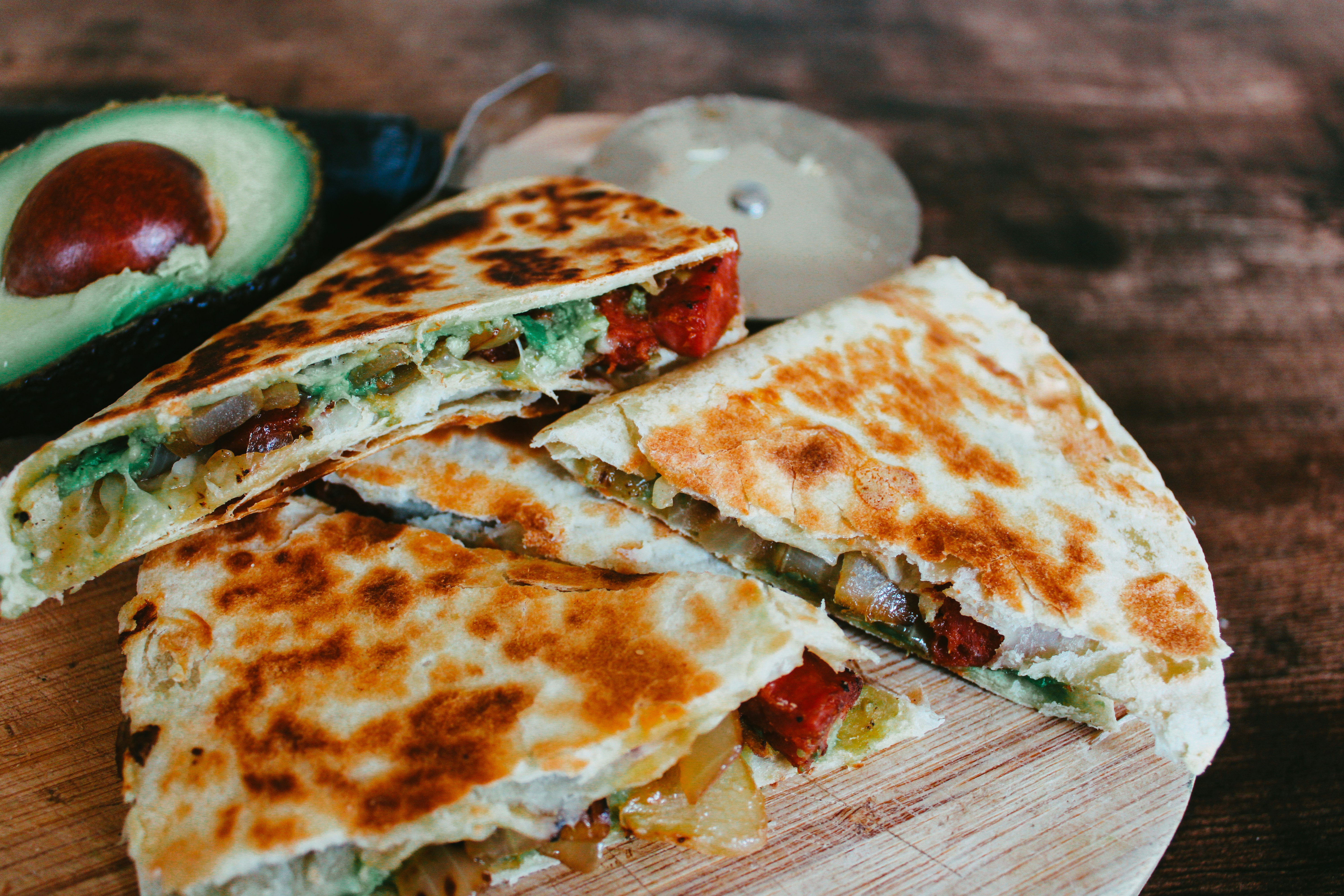 Menu item number three - quesadillas