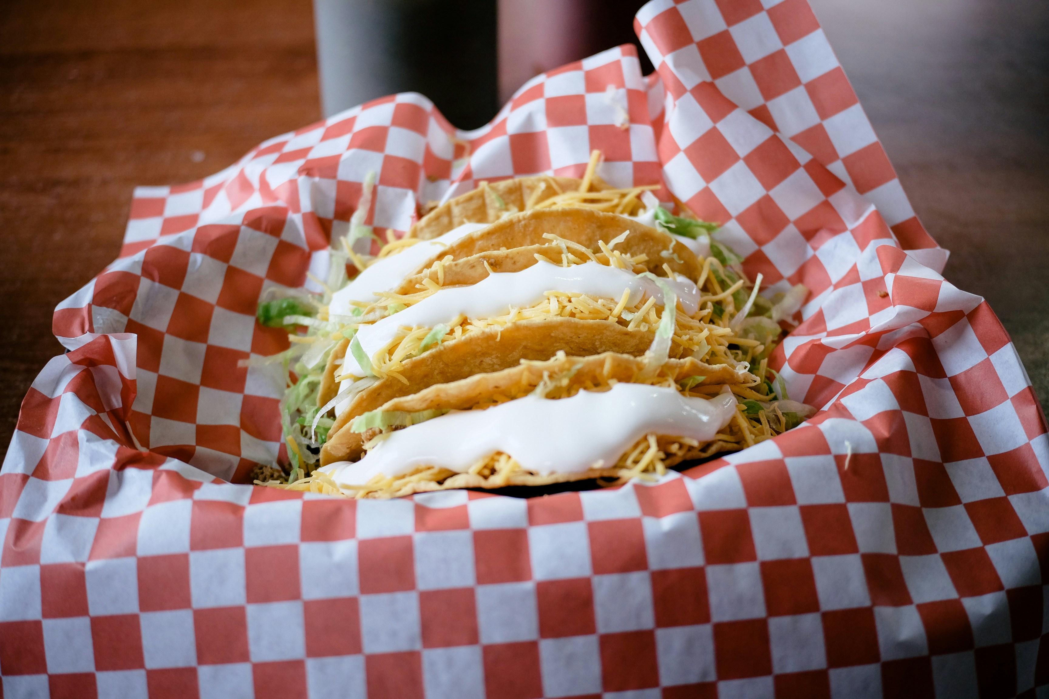 Menu item number one - tacos